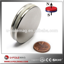 Осевой намагниченный 45SH магнитный неодимовый магнит D45x2mm